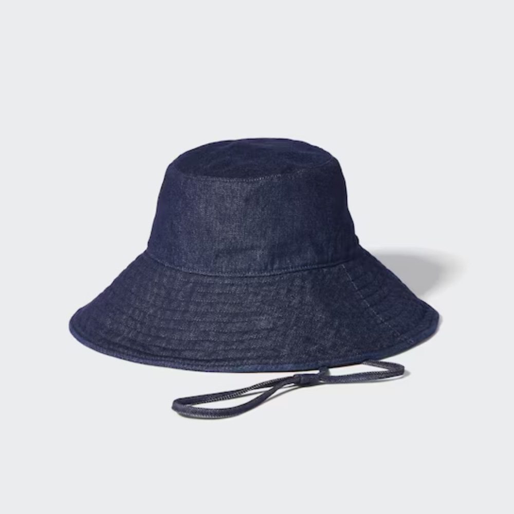 Uniqlo - Adjustable UV Protection Wide Brim Hat - Navy